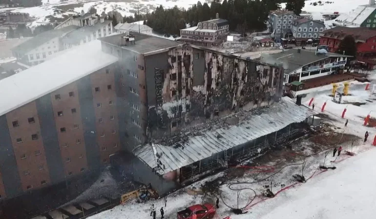 ULUDAĞ’DA OTEL YANGINI FACİASI