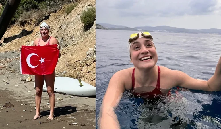 AYSU TÜRKOĞLU, KAIWI KANALI’NI GEÇEN EN GENÇ TÜRK OLDU!