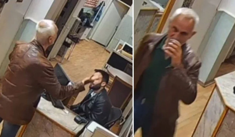 ÖZGÜR ÖZEL’E SALDIRAN ŞAHSIN OLAY ÖNCESİ GÖRÜNTÜLERİ ORTAYA ÇIKTI