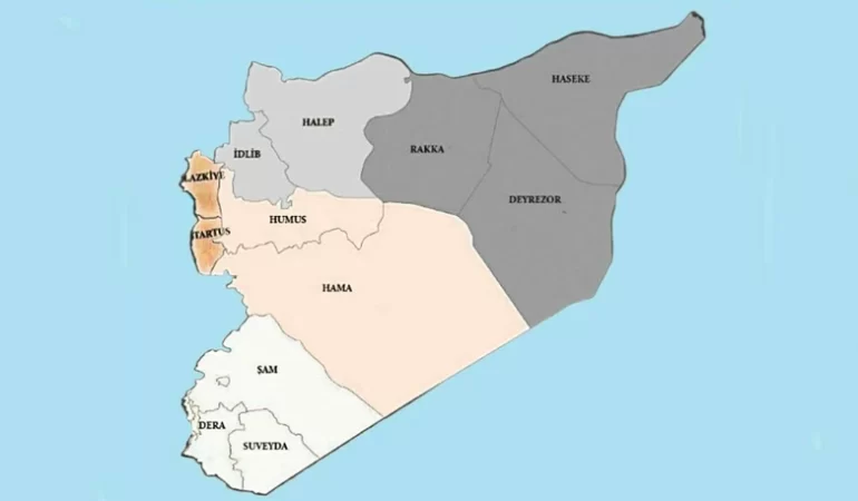 SURİYE BEŞE Mİ BÖLÜNÜYOR? YENİ HARİTA ORTADOĞU’YU KARIŞTIRDI!