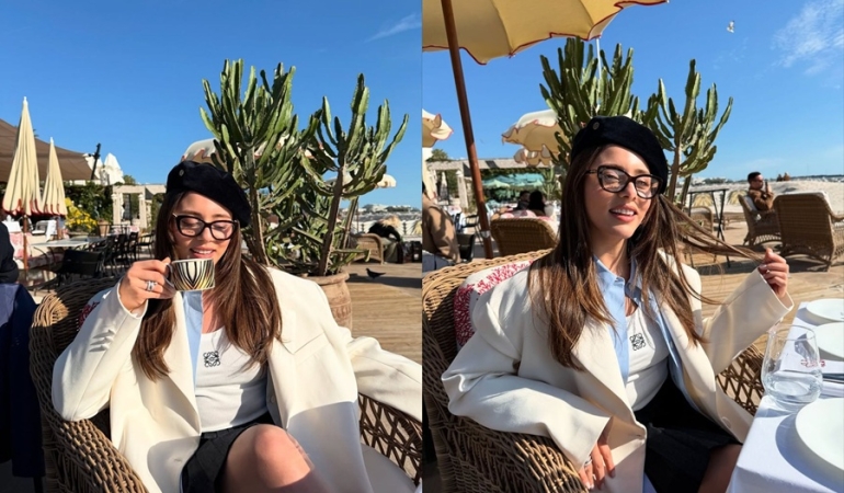 SILA TÜRKOĞLU CANNES SOKAKLARINDA!