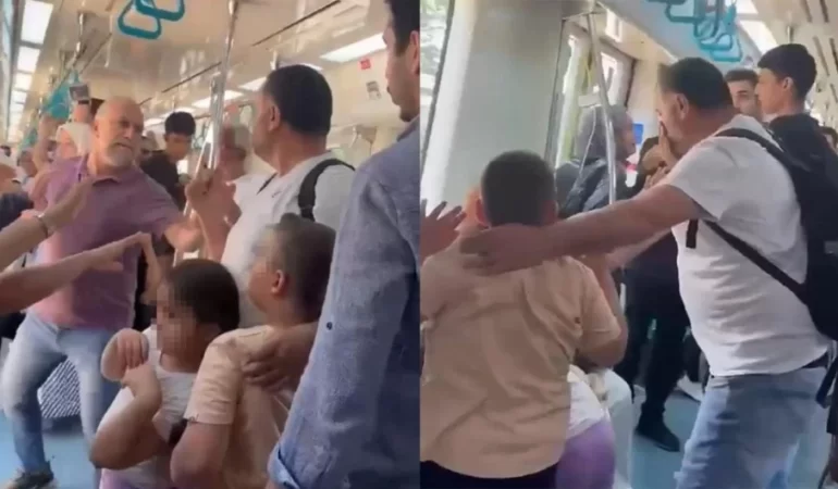 MAVİ GÖMLEKLİ GENÇ SESSİZLİĞİNİ BOZDU