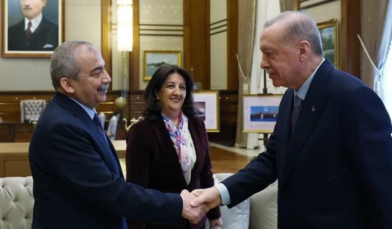 DEM Parti, Erdoğan ile Görüştü: “Terörsüz Türkiye” Gündemdeydi