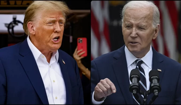 TRUMP, BIDEN’I HEDEF ALDI: “HİÇBİR ZAMAN ZEKİ OLMADI” SÖZLERİYLE SERT ÇIKIŞ